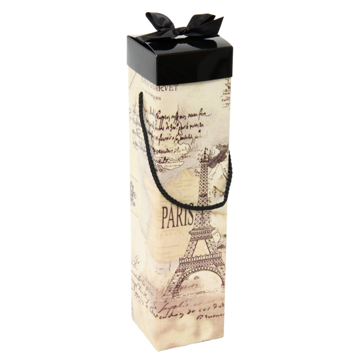 Коробка giftbox трансформер (34.4x8.2x8.2см) под бут. "Paris", 48921