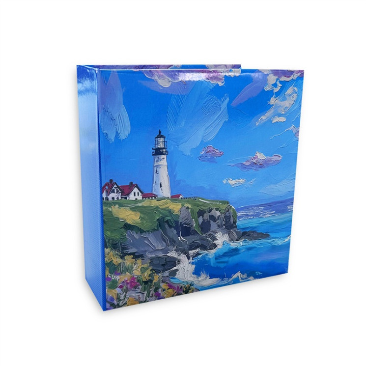 Фотоальбом 200ф 10X15см, бум.карм.с мемо, книжн. пер-т, 136948